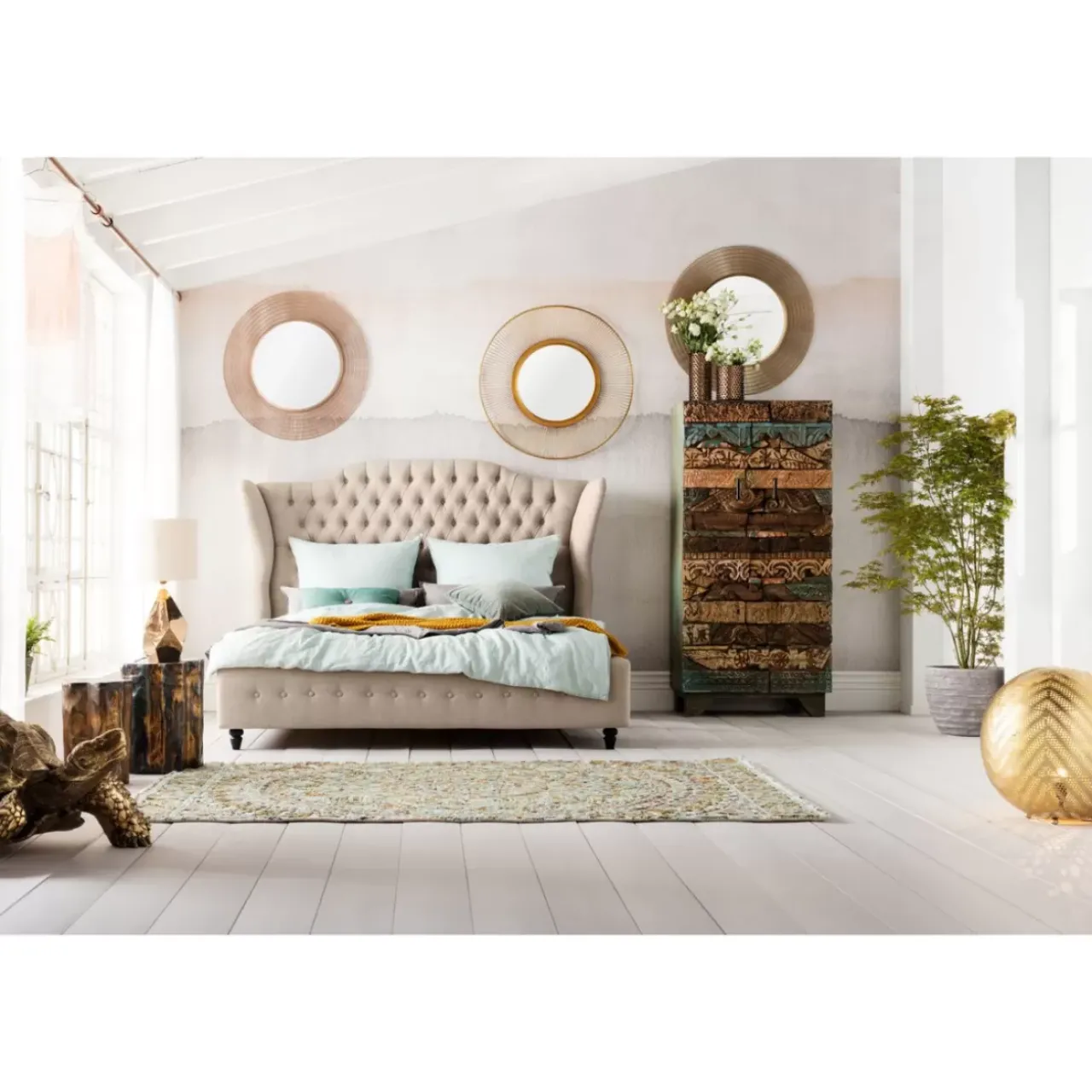 Regale|KARE Design Schrank Shanti Surprise Puzzle 2Trg.