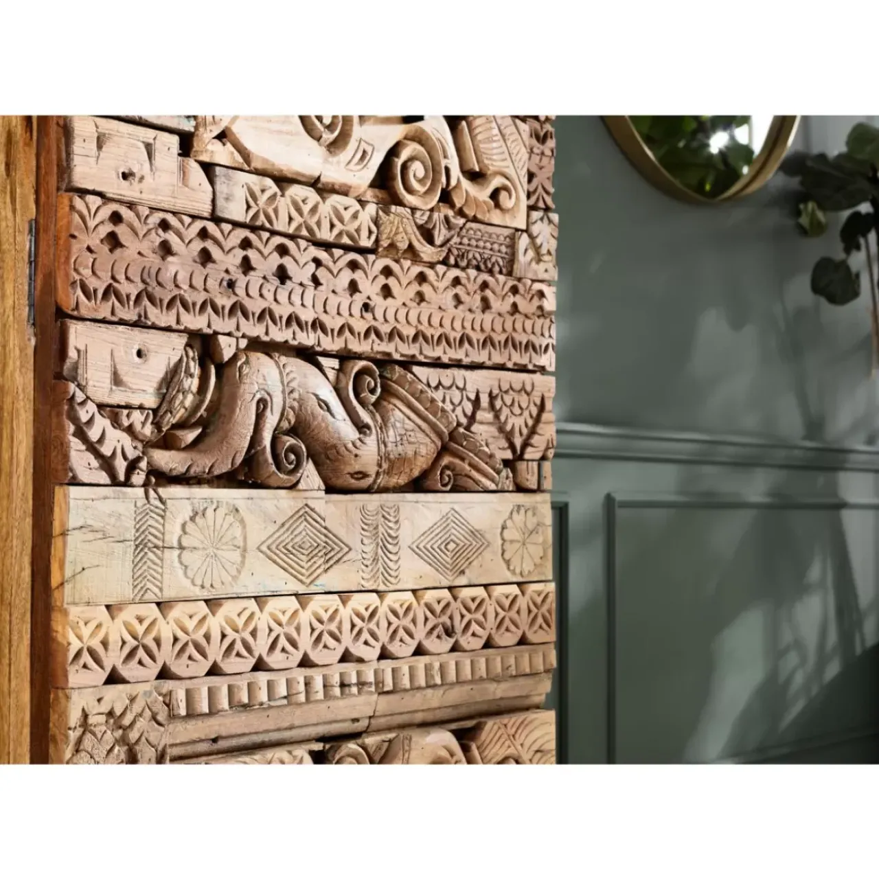 Regale|KARE Design Schrank Shanti Surprise Puzzle Nature 2Trg.