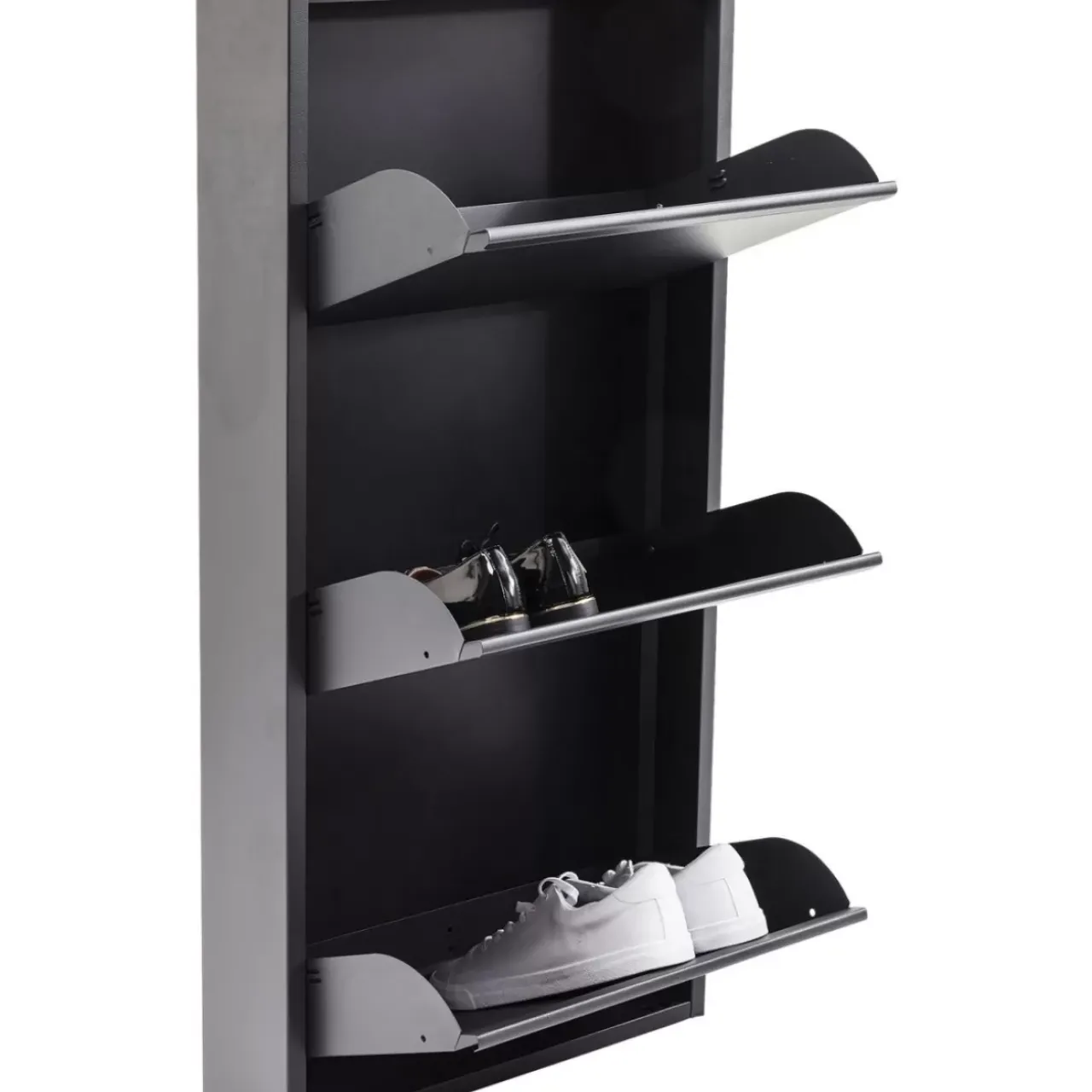 Kleinmöbel & Sonstiges|KARE Design Schuhkipper Caruso 3-Er Anthrazit