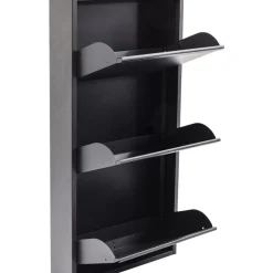 Kleinmöbel & Sonstiges|KARE Design Schuhkipper Caruso 3-Er Anthrazit (Mo)