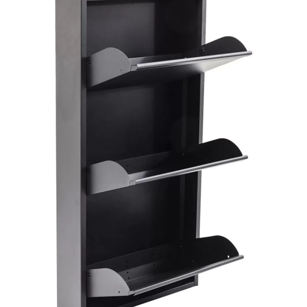 Kleinmöbel & Sonstiges|KARE Design Schuhkipper Caruso 3-Er Anthrazit (Mo)