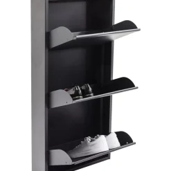 Kleinmöbel & Sonstiges|KARE Design Schuhkipper Caruso 3-Er Anthrazit (Mo)