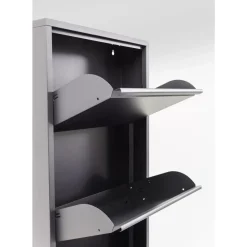 Kleinmöbel & Sonstiges|KARE Design Schuhkipper Caruso 5-Er Anthrazit