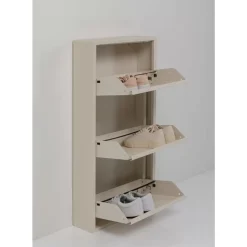 Kleinmöbel & Sonstiges|KARE Design Schuhkipper Caruso 3-Er Creme