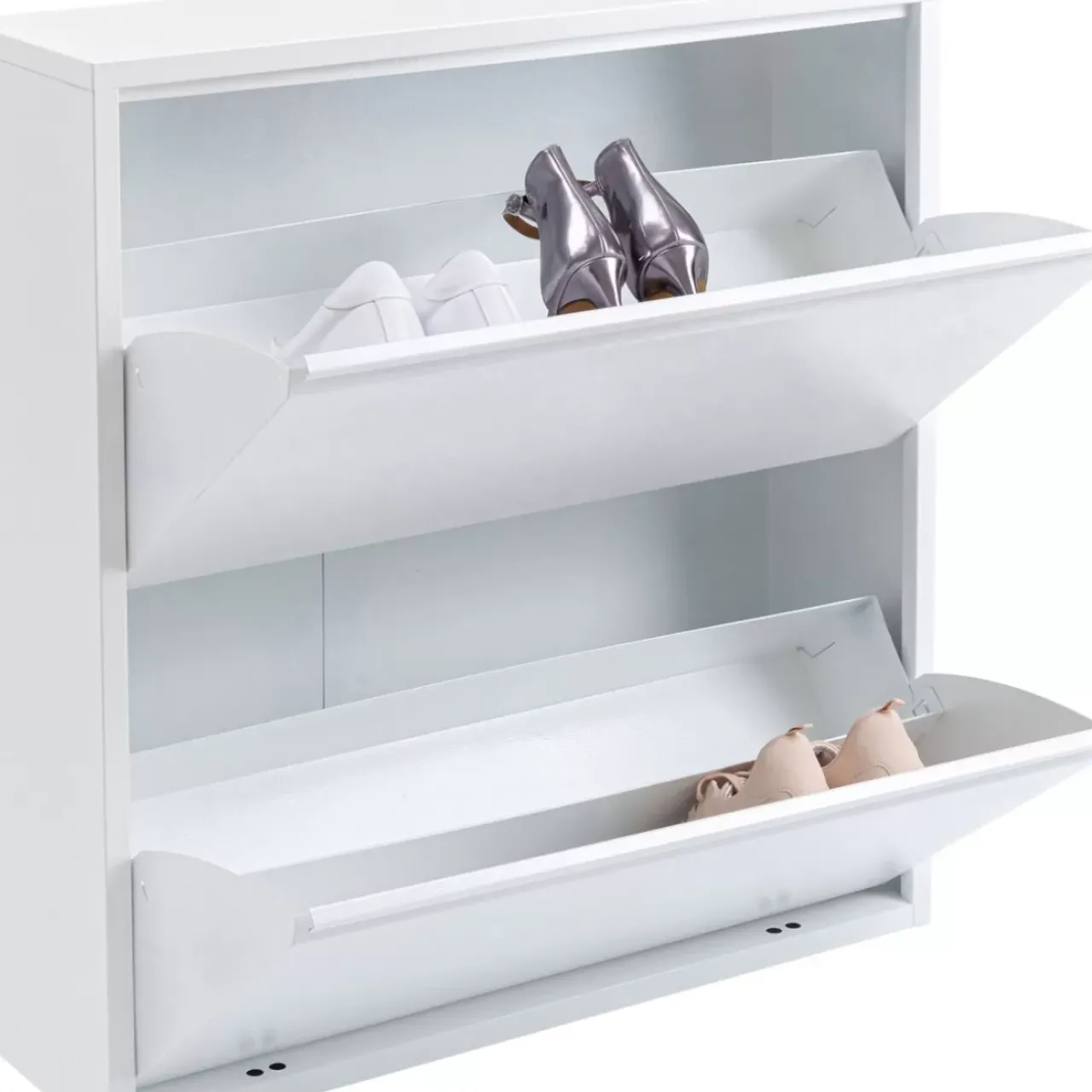 Kleinmöbel & Sonstiges|KARE Design Schuhkipper Caruso 2-Er Doppel Weis