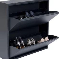 Kleinmöbel & Sonstiges|KARE Design Schuhkipper Caruso 2-Er Doppel Anthrazit