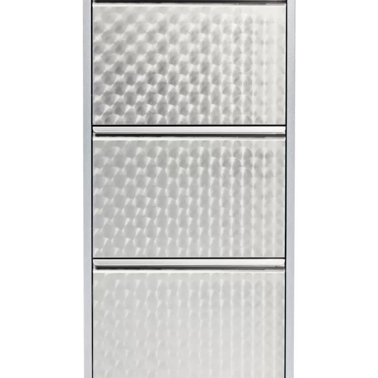 Kleinmöbel & Sonstiges|KARE Design Schuhkipper Caruso 3-Er Silber/Geflext