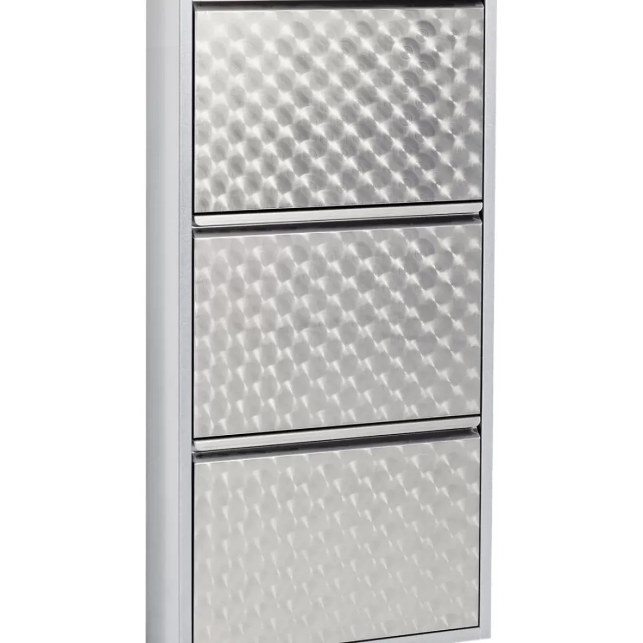 Kleinmöbel & Sonstiges|KARE Design Schuhkipper Caruso 3-Er Silber/Geflext