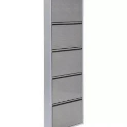 Kleinmöbel & Sonstiges|KARE Design Schuhkipper Caruso 5-Er Silber/Geflext