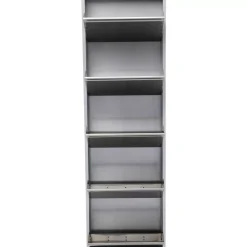 Kleinmöbel & Sonstiges|KARE Design Schuhkipper Caruso 5-Er Silber/Geflext