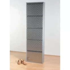 Kleinmöbel & Sonstiges|KARE Design Schuhkipper Caruso 5-Er Silber/Geflext (Mo)