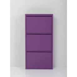 Kleinmöbel & Sonstiges|KARE Design Schuhkipper Caruso 3-Er Violet