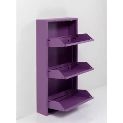 Kleinmöbel & Sonstiges|KARE Design Schuhkipper Caruso 3-Er Violet