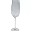 Geschirr & Tischaccessoires|KARE Design Sektglas Diamond Gold Rim