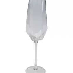 Geschirr & Tischaccessoires|KARE Design Sektglas Diamond Gold Rim