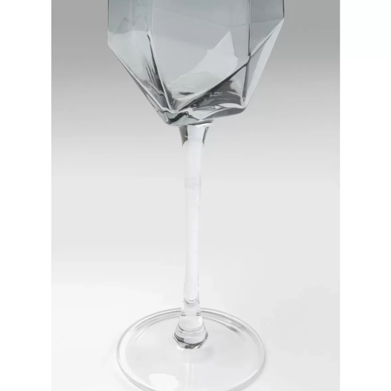 Geschirr & Tischaccessoires|KARE Design Sektglas Diamond Smoke