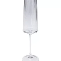 Geschirr & Tischaccessoires|KARE Design Sektglas Riffle
