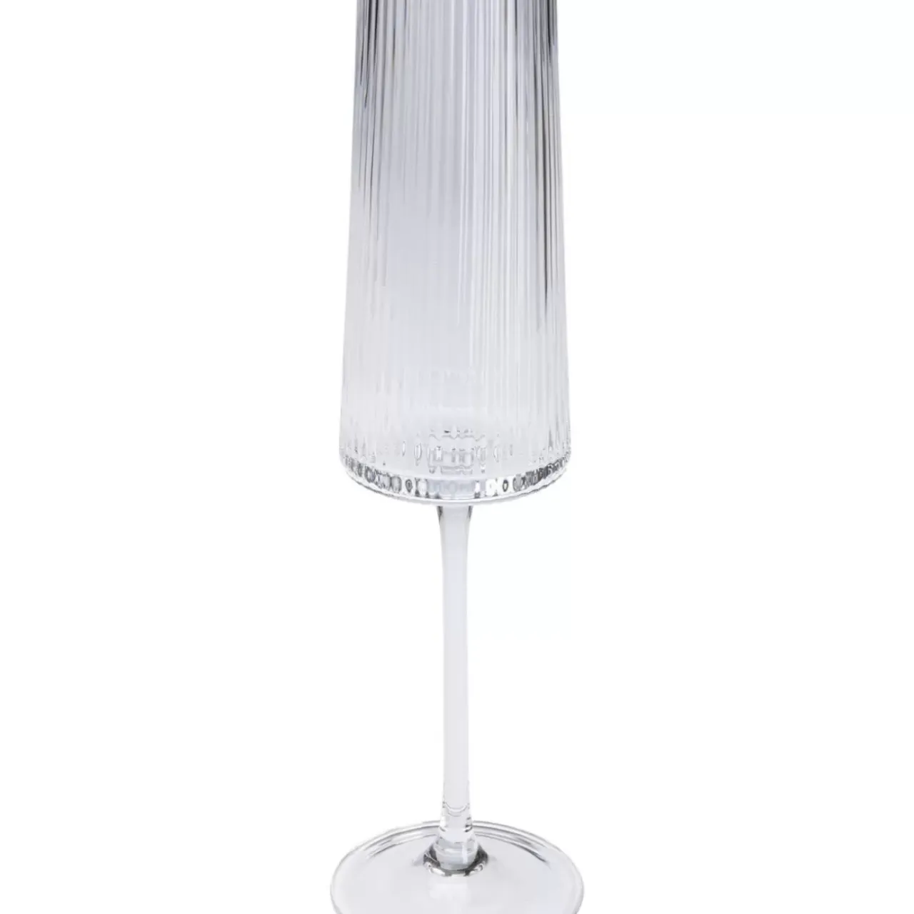 Geschirr & Tischaccessoires|KARE Design Sektglas Riffle