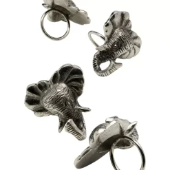 Geschirr & Tischaccessoires|KARE Design Serviettenring Happy Elephants (4/Set)