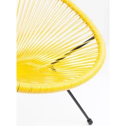 Outdoormöbel|KARE Design Sessel Acapulco Gelb