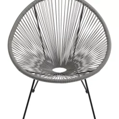 Outdoormöbel|KARE Design Sessel Acapulco Grau