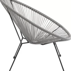 Outdoormöbel|KARE Design Sessel Acapulco Grau