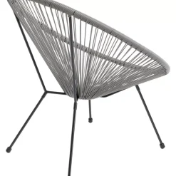 Outdoormöbel|KARE Design Sessel Acapulco Grau