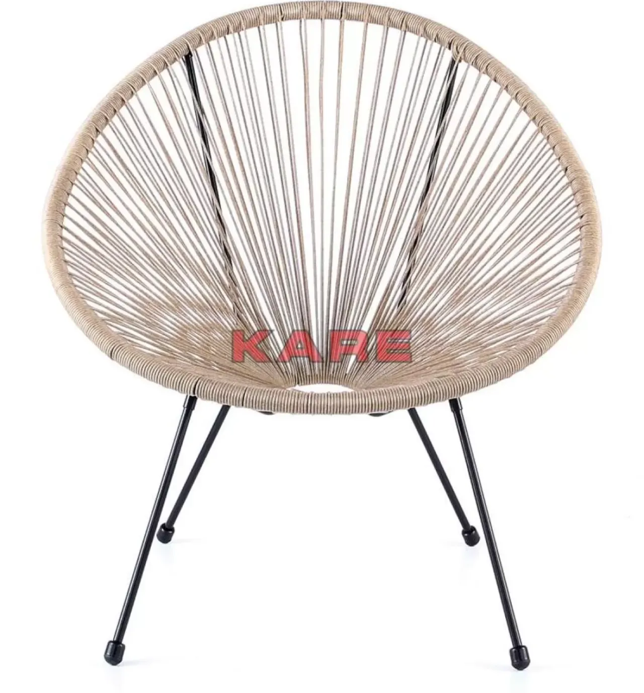 Outdoormöbel|KARE Design Sessel Acapulco Natur
