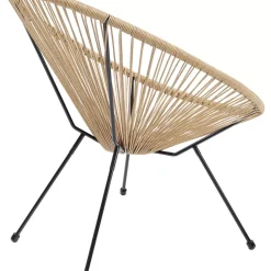Outdoormöbel|KARE Design Sessel Acapulco Natur