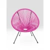 Outdoormöbel|KARE Design Sessel Acapulco Pink