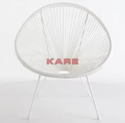 Outdoormöbel|KARE Design Sessel Acapulco Weiss