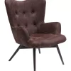Sessel|KARE Design Sessel Angels Wings Black Brown Eco