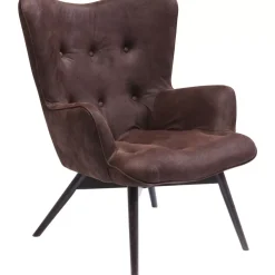 Sessel|KARE Design Sessel Angels Wings Black Brown Eco