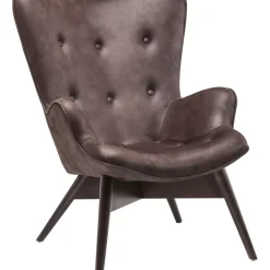 Sessel|KARE Design Sessel Angels Wings Black Brown Eco