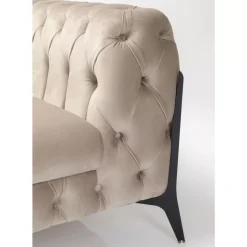 Sessel|KARE Design Sessel Bellissima Velvet Beige 120Cm