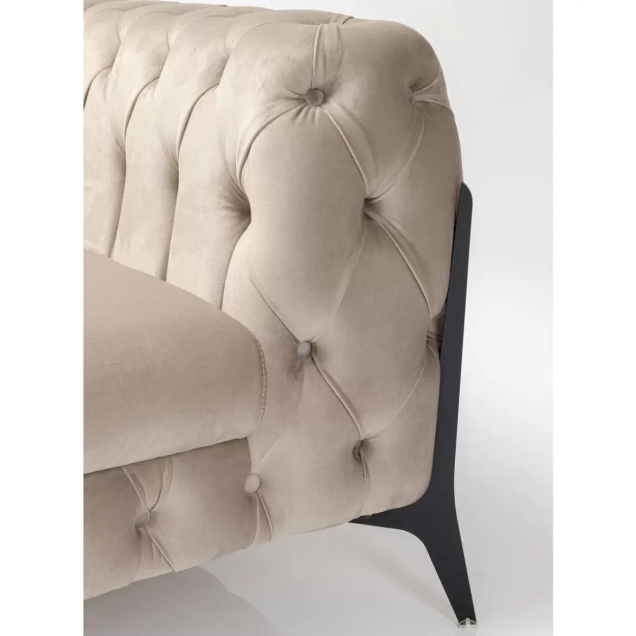 Sessel|KARE Design Sessel Bellissima Velvet Beige 120Cm