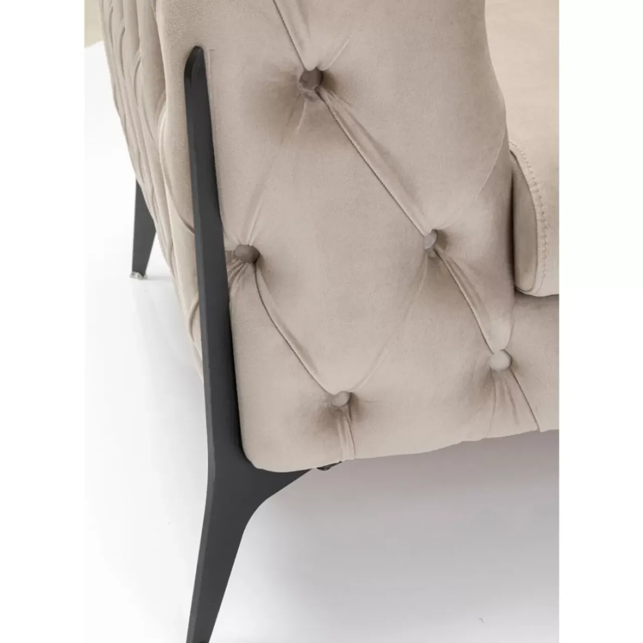 Sessel|KARE Design Sessel Bellissima Velvet Beige 120Cm