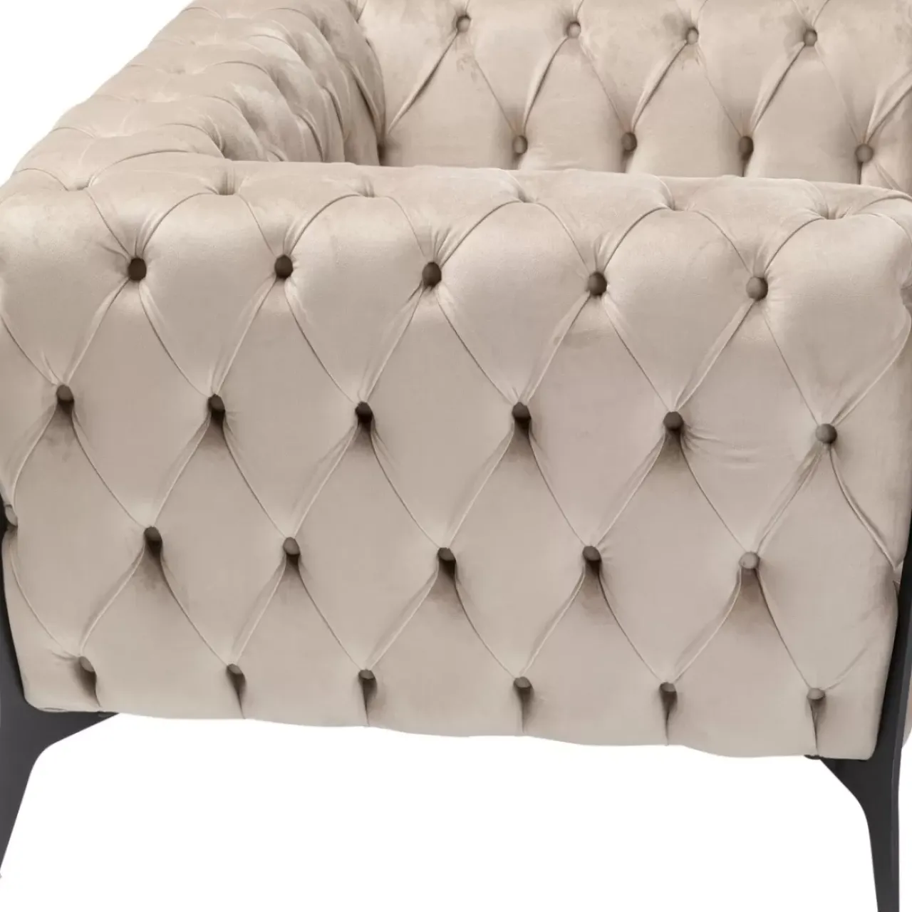 Sessel|KARE Design Sessel Bellissima Velvet Beige 120Cm