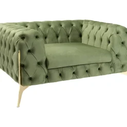 Sessel|KARE Design Sessel Bellissima Velvet Grun 120Cm