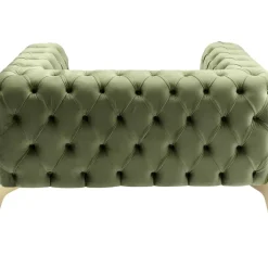 Sessel|KARE Design Sessel Bellissima Velvet Grun 120Cm