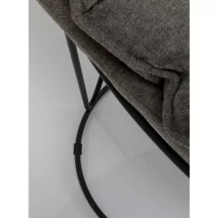 Sessel|KARE Design Sessel Mit Hocker Snuggle Grau (2/Tlg)