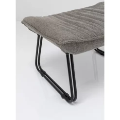 Sessel|KARE Design Sessel Mit Hocker Snuggle Grau (2/Tlg)
