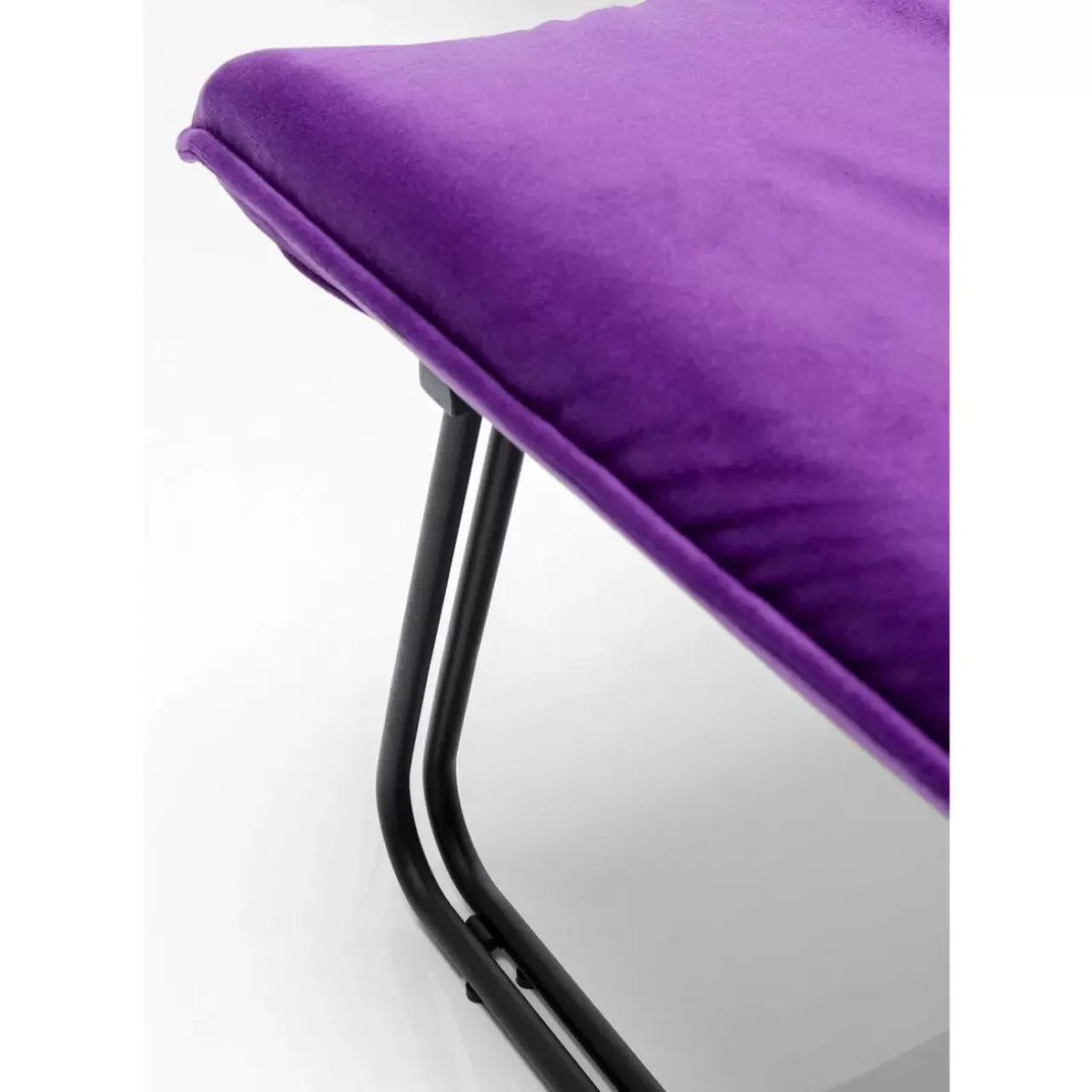 Sessel|KARE Design Sessel Mit Hocker Snuggle Lila (2/Tlg)