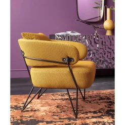 Sessel|KARE Design Sessel Peppo Gelb