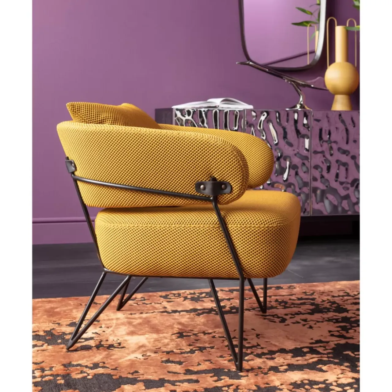 Sessel|KARE Design Sessel Peppo Gelb