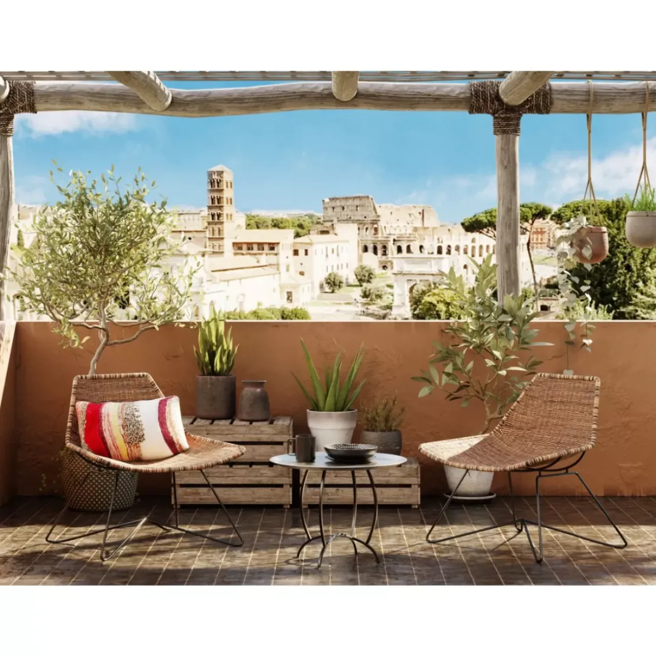 Outdoormöbel|KARE Design Sessel Sansibar Lounge
