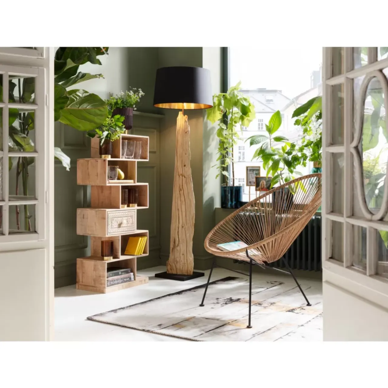 Outdoormöbel|KARE Design Sessel Spaghetti Natur