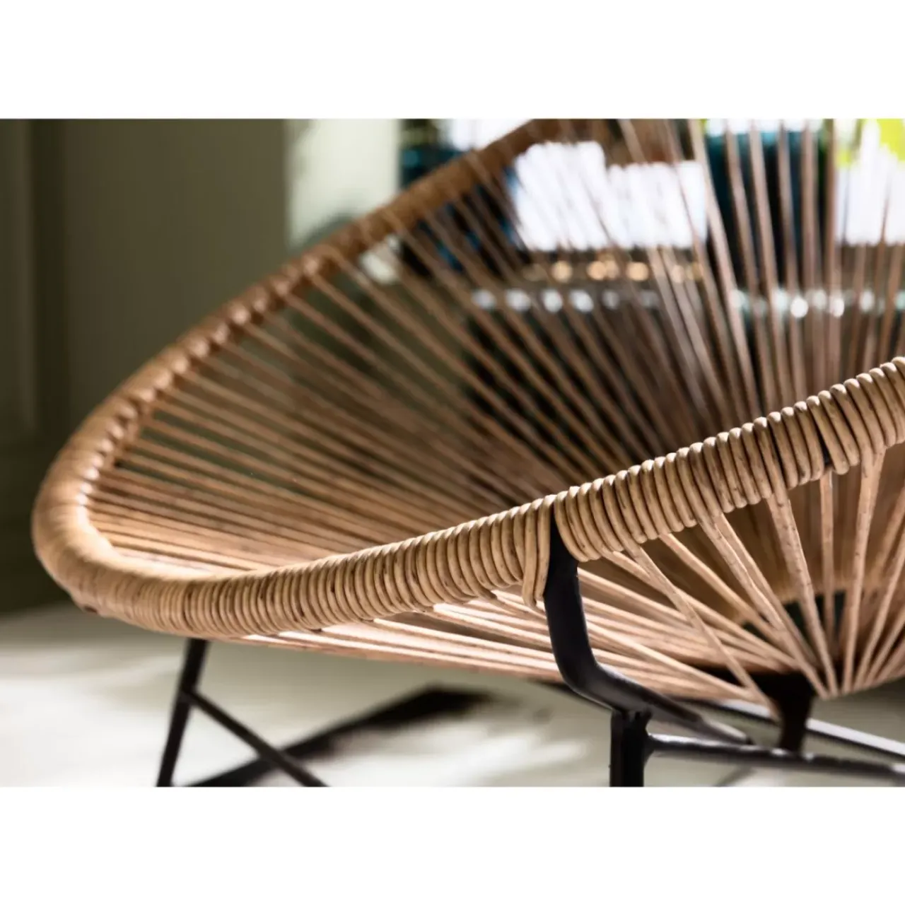 Outdoormöbel|KARE Design Sessel Spaghetti Natur
