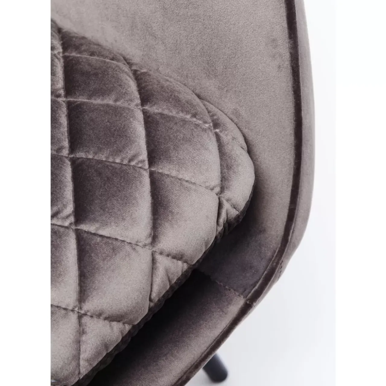 Sessel|KARE Design Sessel Tudor Velvet Silbergrau