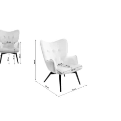 Sessel|KARE Design Sessel Vicky Grau